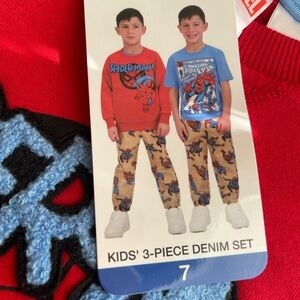 Kids' Spider-Man 3-Piece Denim Set